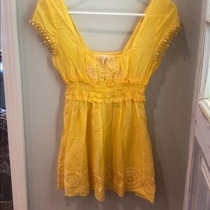 Couture yellow blouse